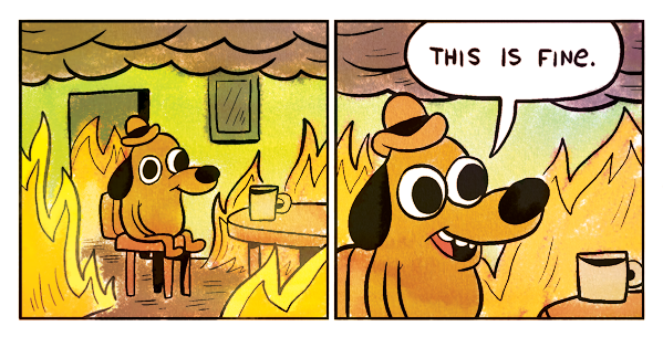 This is fine meme